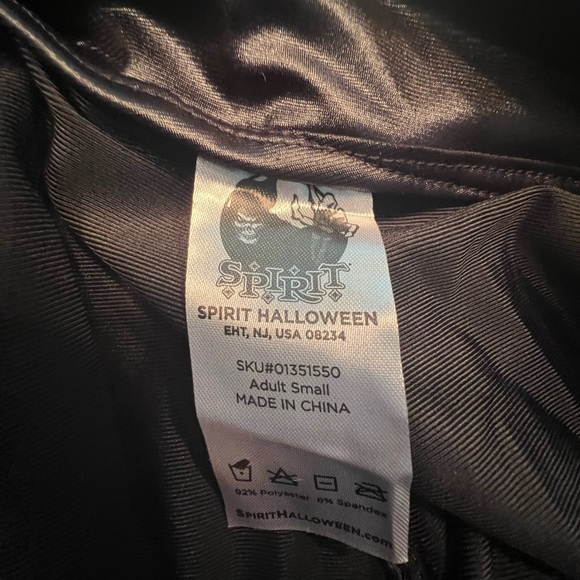 Wet look  catsuit Halloween costume size small NEW - Picture 4 of 5